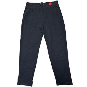 New Marc New York Andrew Marc Womens Black Ribbed Knit Jogger Pants Size Small